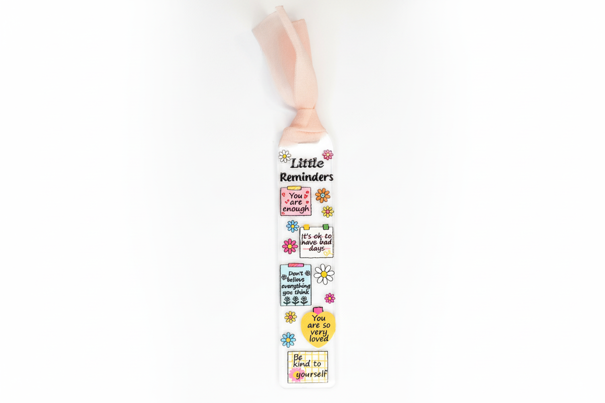 Bookmark acrylic with ribbon - Little Reminders