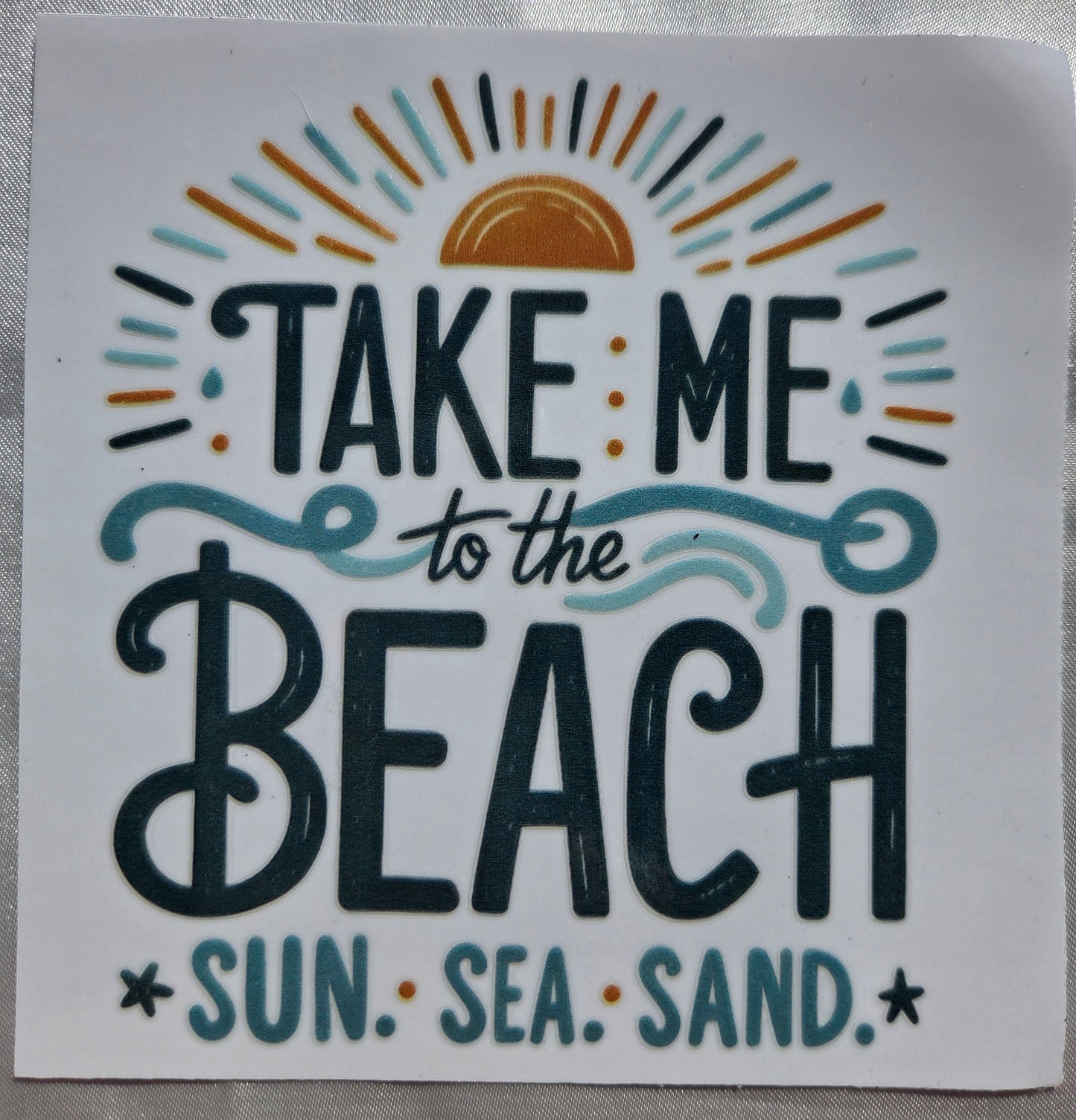 UV DTF 4 x 5 - Take me to the Beach #4