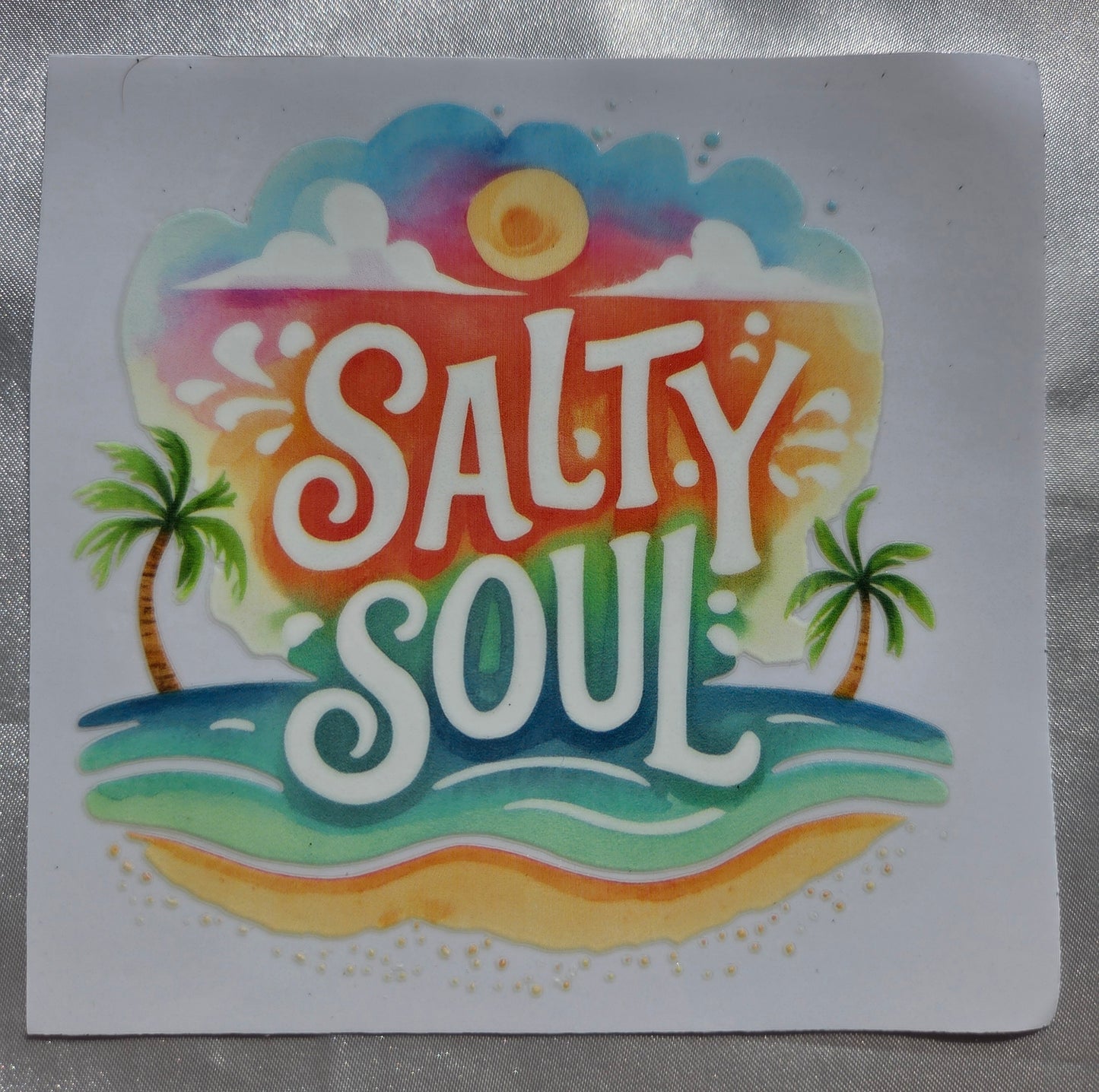 UV DTF 4 x 5 - Salty Soul #10