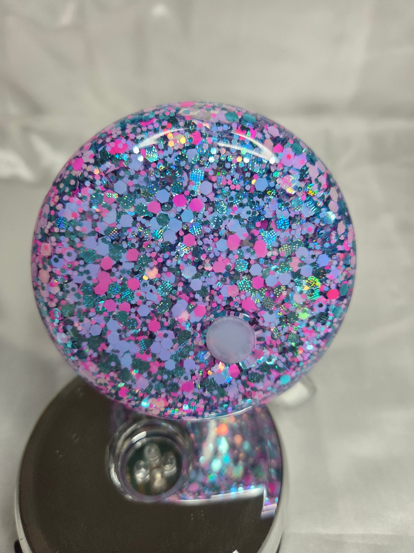 Pre-made Snowglobe glass mug - Dragonflies (beautiful saying)