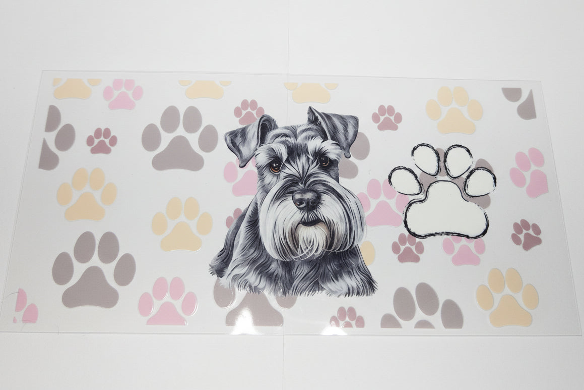 D Animals - UV DTF 9.5 - Terrier paw prints