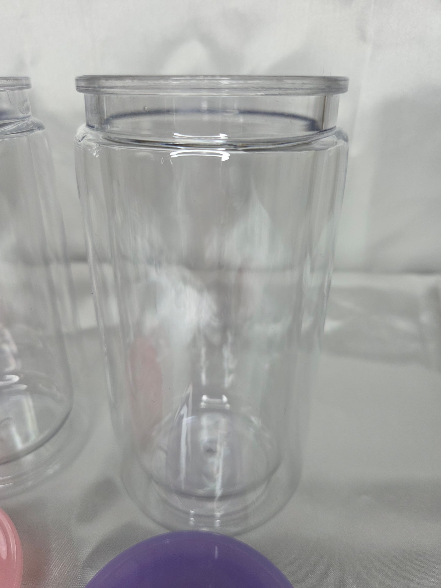 Custom Snowglobe acrylic Tumbler