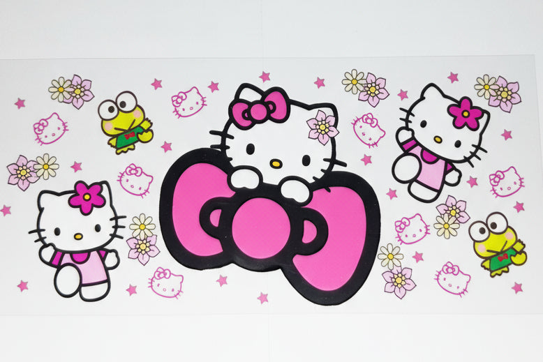 D Kids - UV DTF 9.5 - Hello Kitty Bow