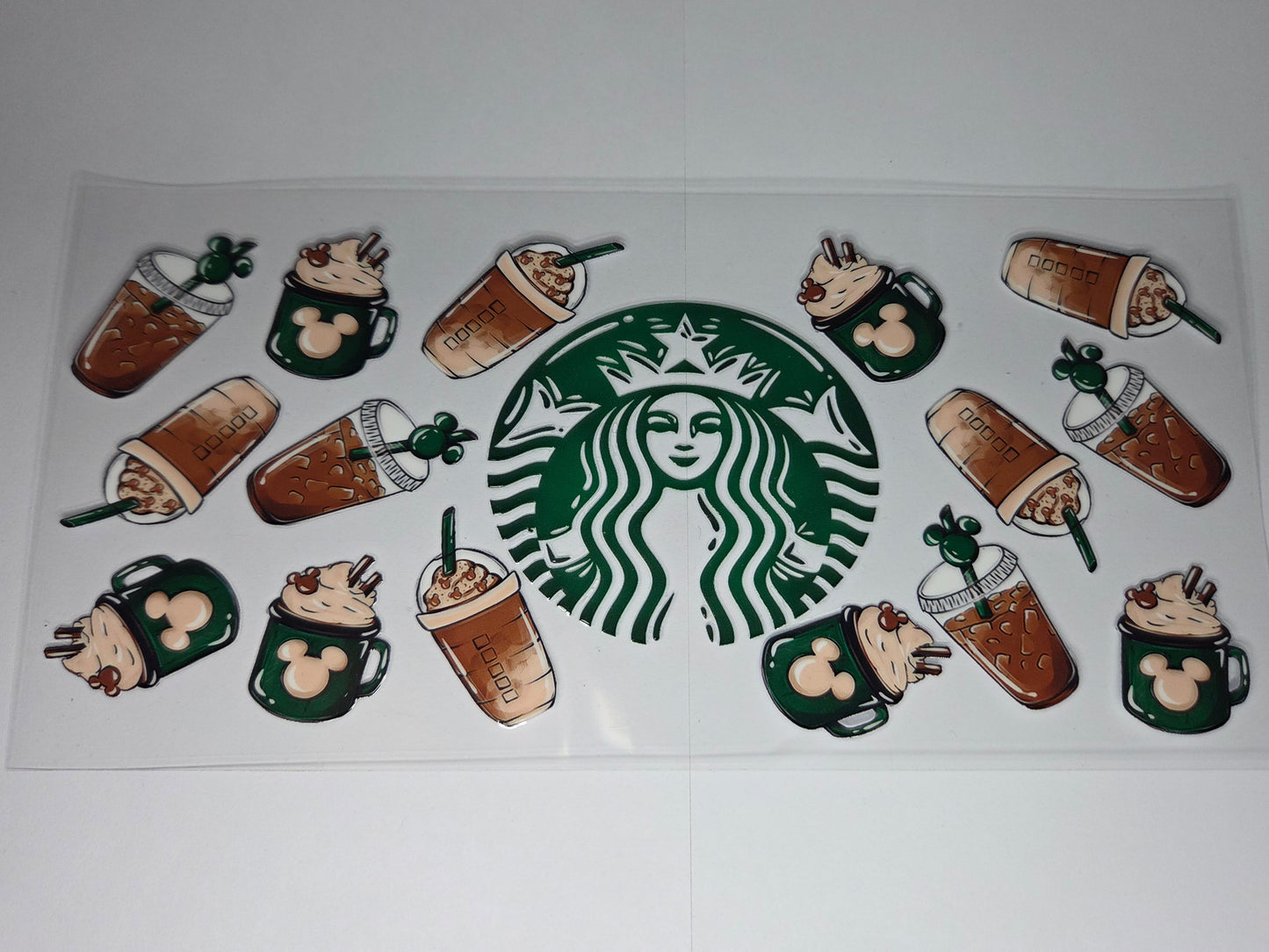D Coffee - UV DTF 9.5 - Starbucks Mickey