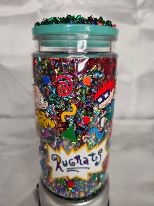 Pre-made Snowglobe acrylic Tumbler - RugRats