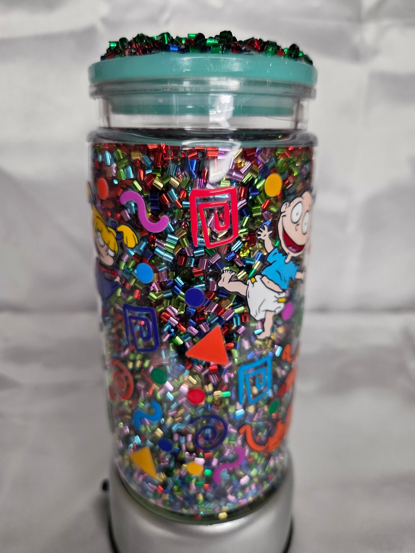 Pre-made Snowglobe acrylic Tumbler - RugRats