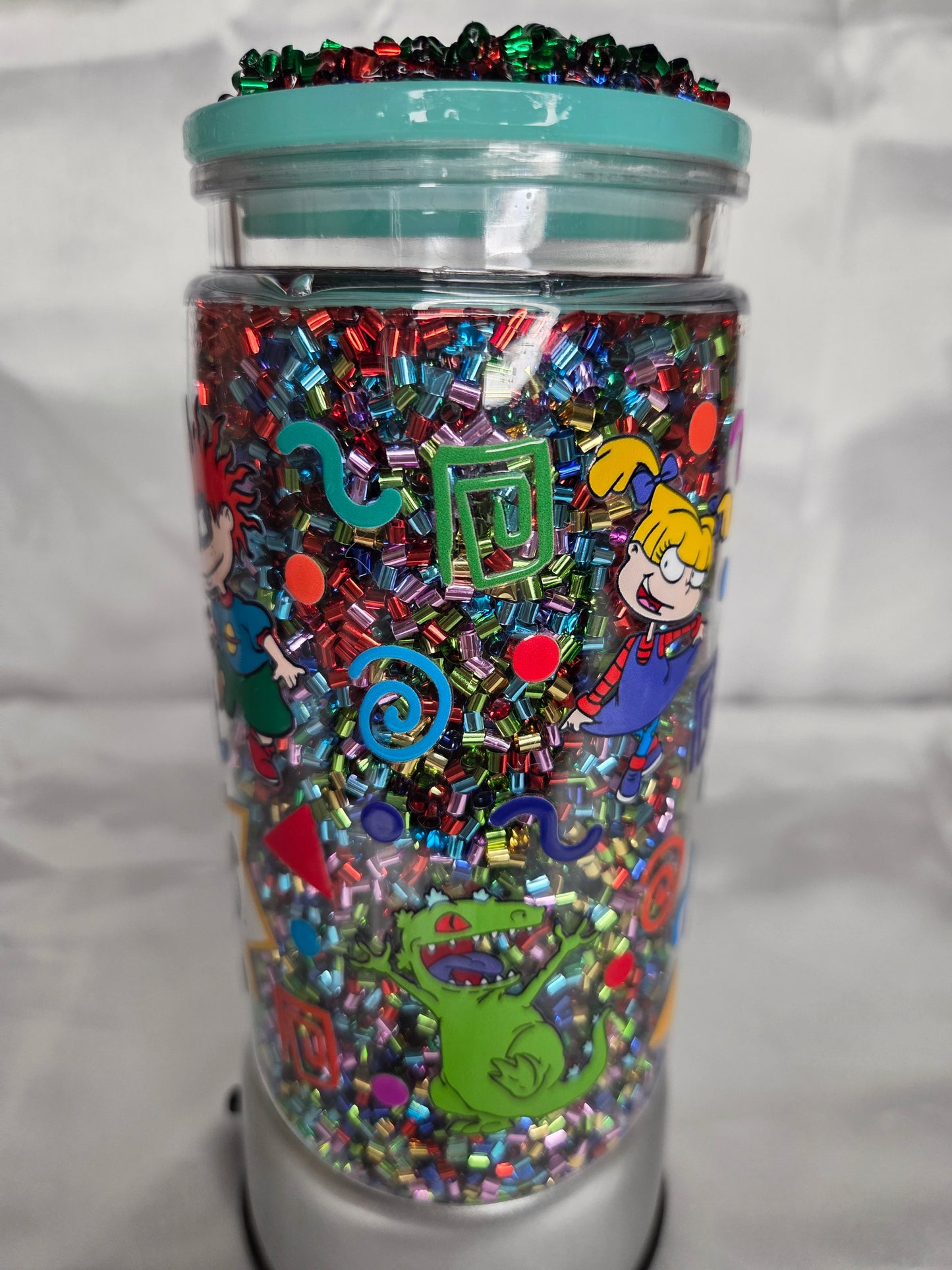 Pre-made Snowglobe acrylic Tumbler - RugRats
