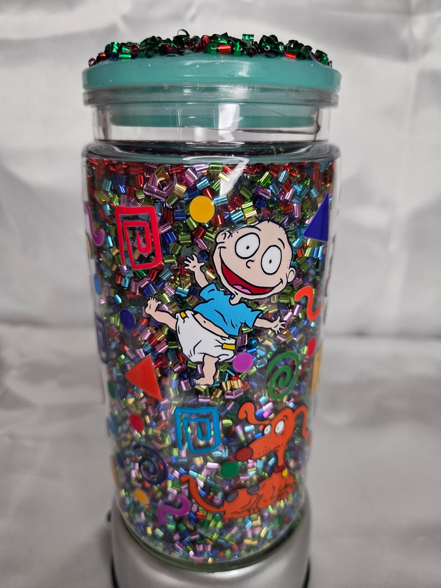 Pre-made Snowglobe acrylic Tumbler - RugRats