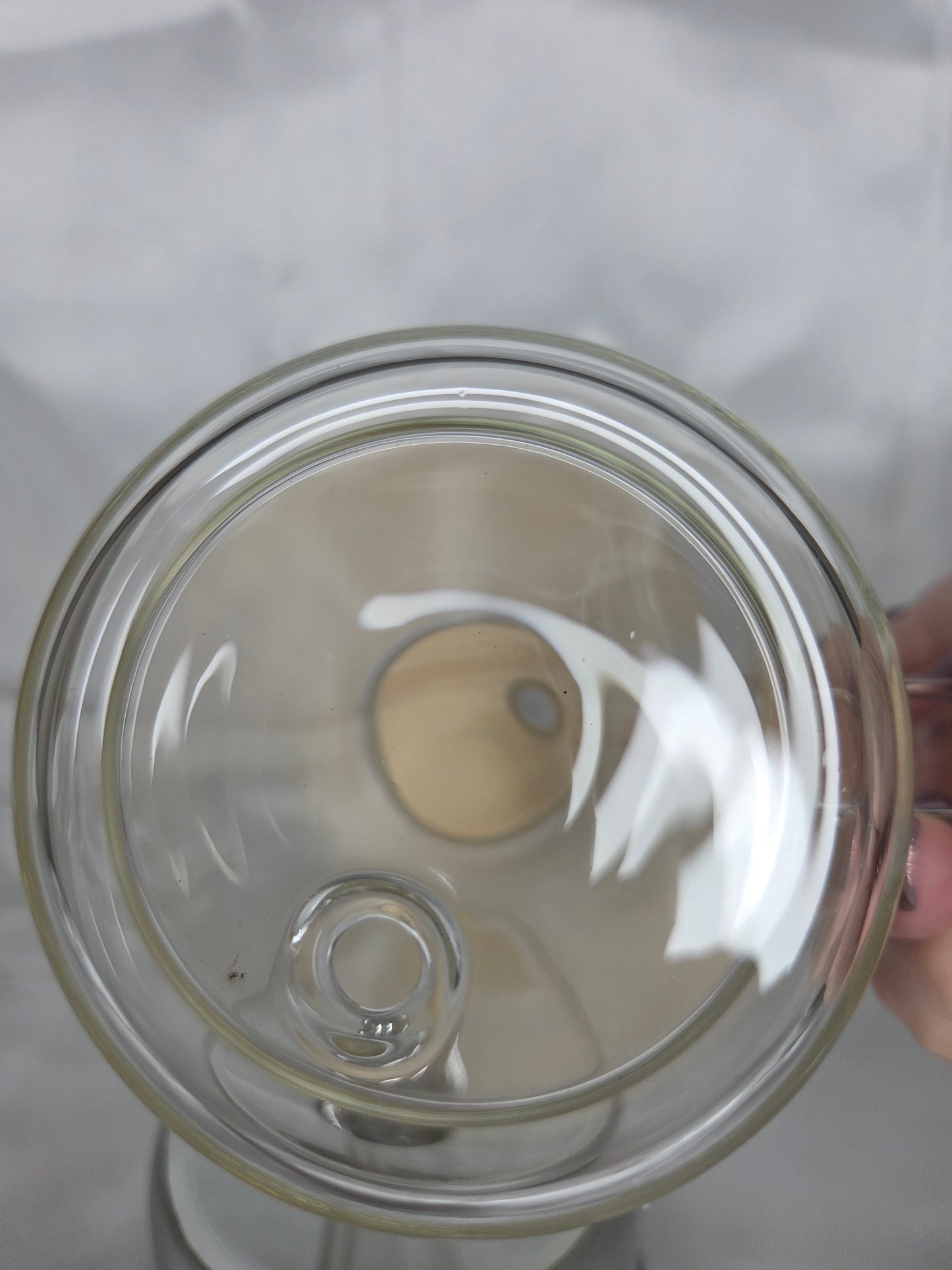Custom Snowglobe glass mug