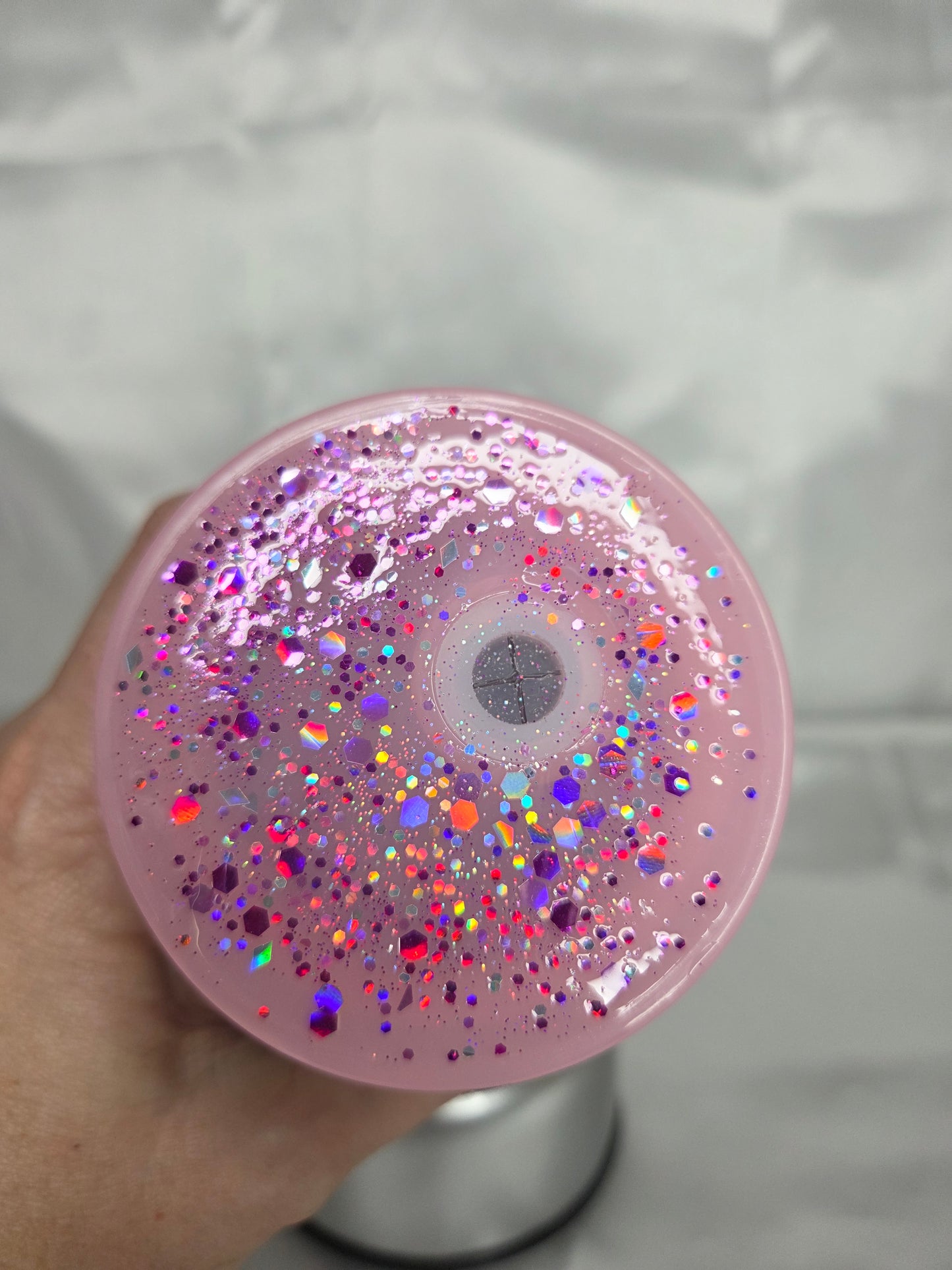 Pre-made Snowglobe acrylic Tumbler - BEST MOM EVER