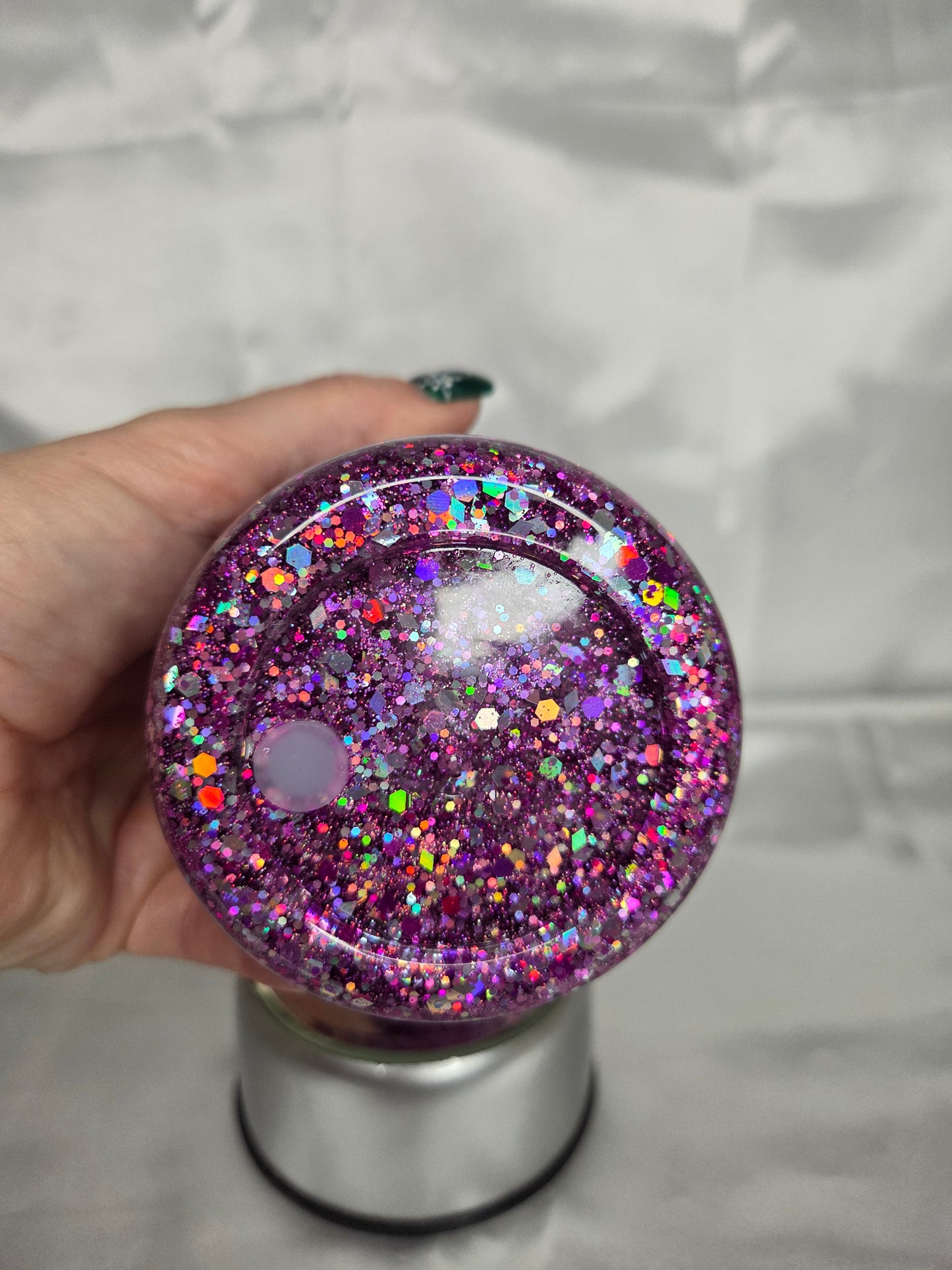 Pre-made Snowglobe acrylic Tumbler - BEST MOM EVER