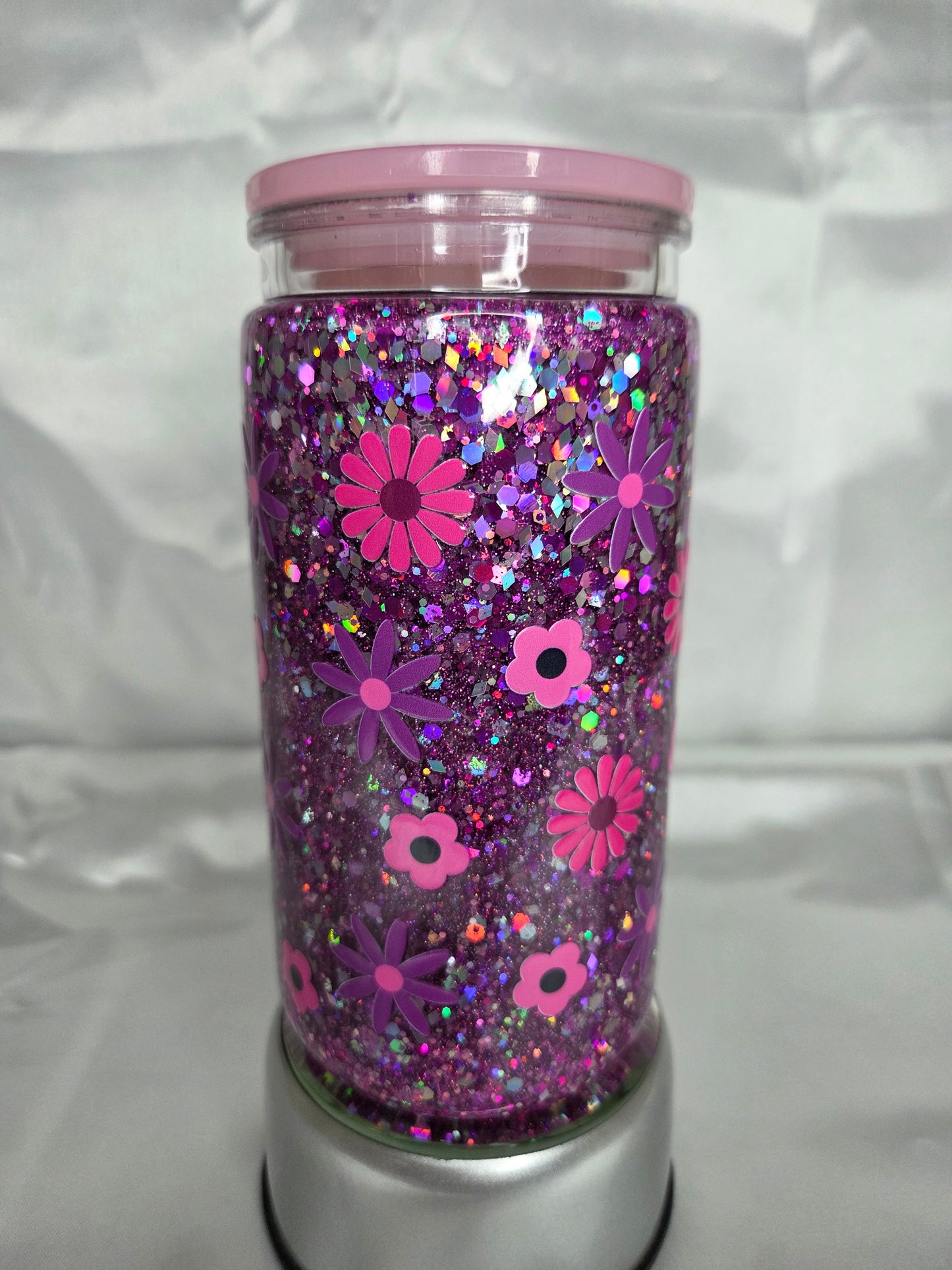 Pre-made Snowglobe acrylic Tumbler - BEST MOM EVER