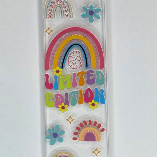 Bookmark acrylic with ribbon - Limited Edition