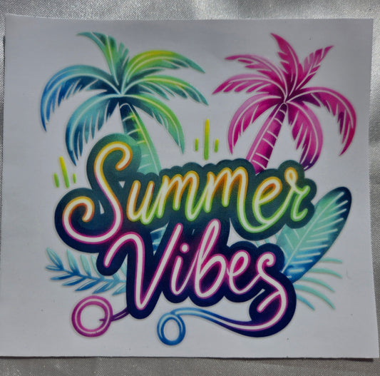 UV DTF 4 x 5 - Summer Vibes #9
