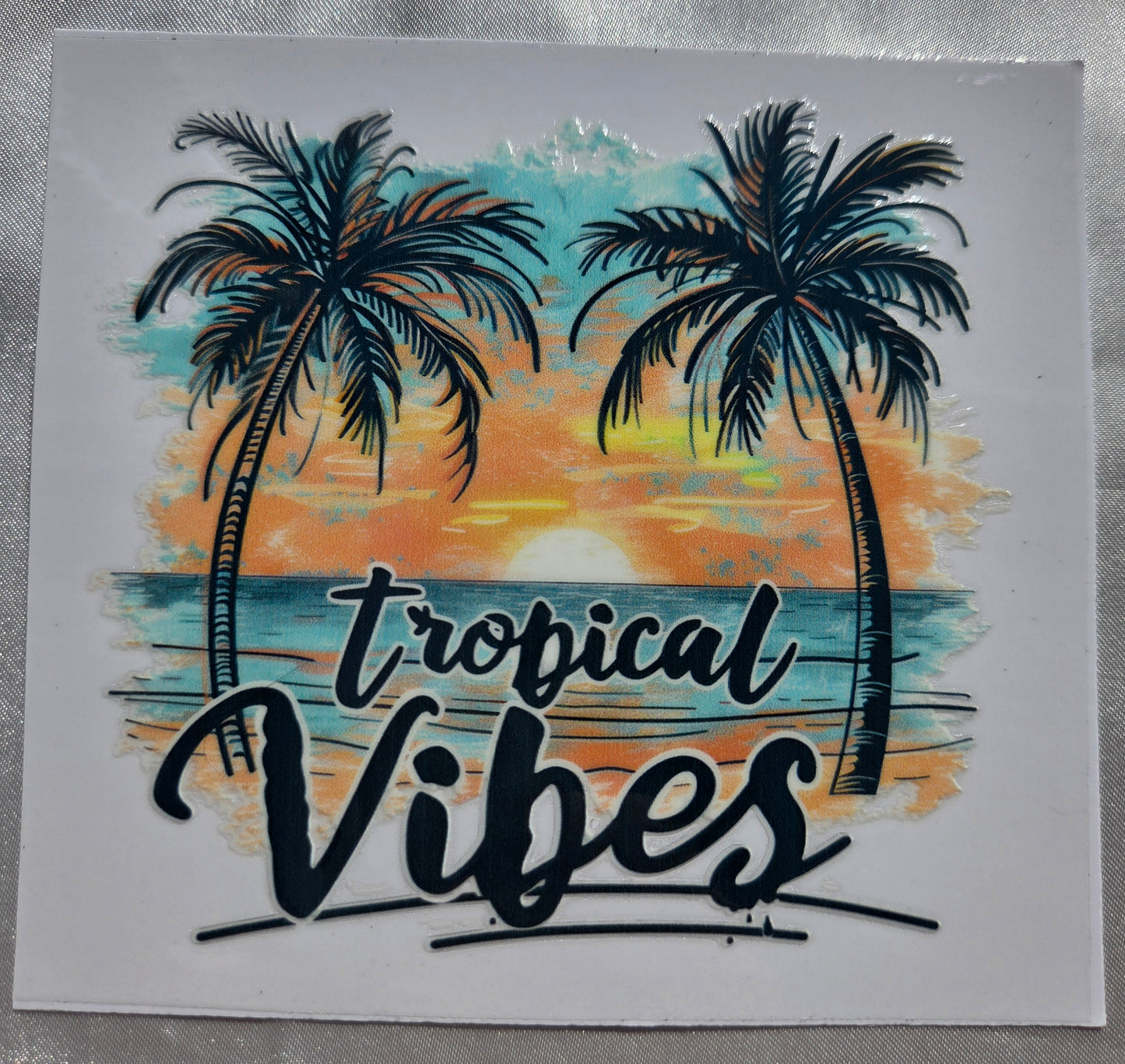 UV DTF 4 x 5 - Tropical Vibes #13