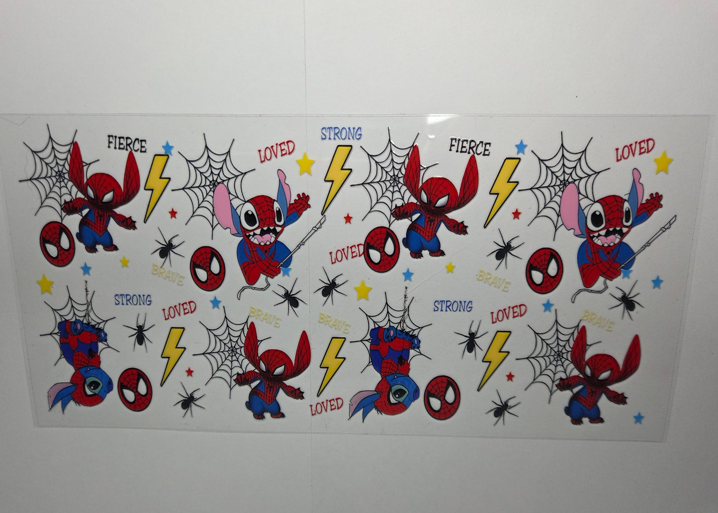 D KIDS - UV DTF 9.5 - Stitch Spiderman