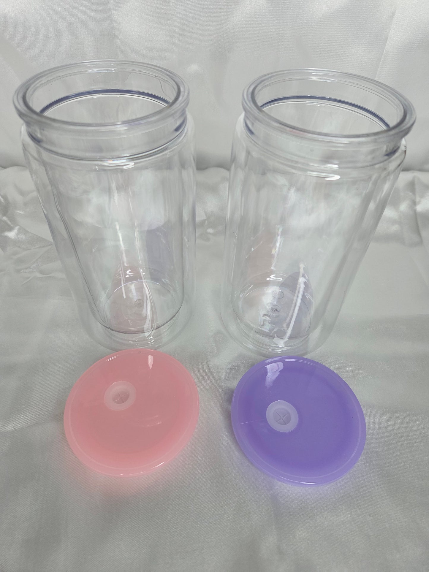 Custom Snowglobe acrylic Tumbler