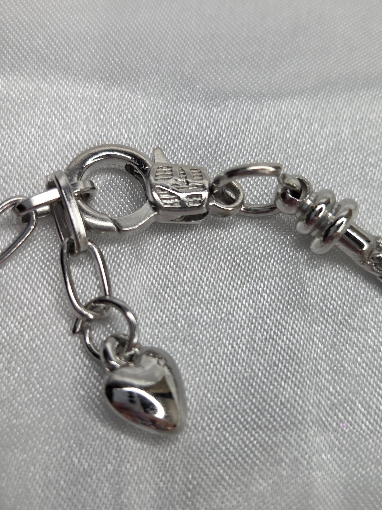 Bracelet - Kids 8" Pink flower